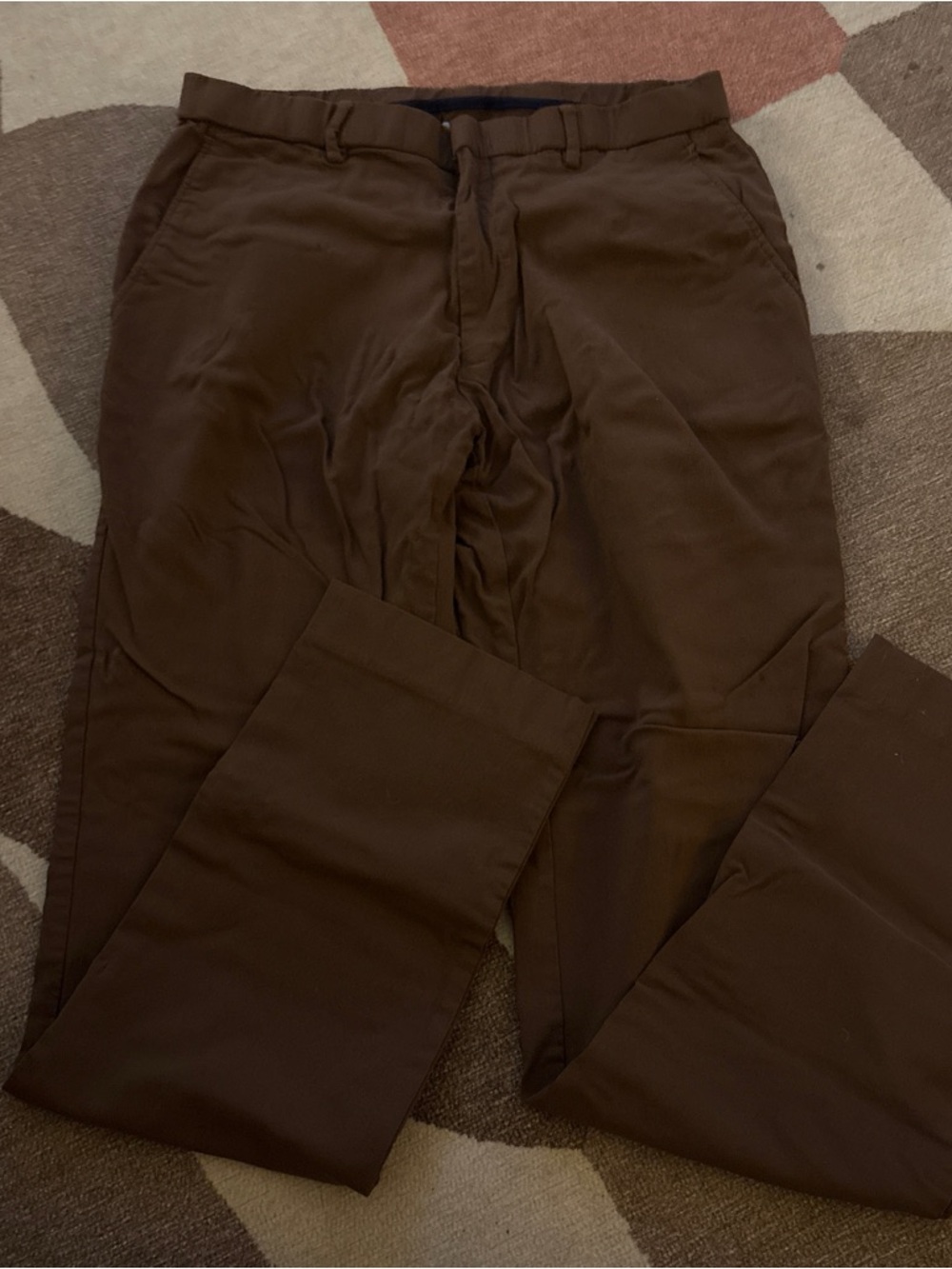 Tommy Hilfiger Men's Dark Brown Chino Pants